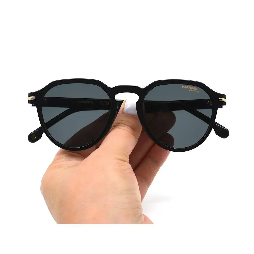 NEW CARRERA 314/S BLACK GREY POLARIZED AUTHENTIC SUNGLASSES